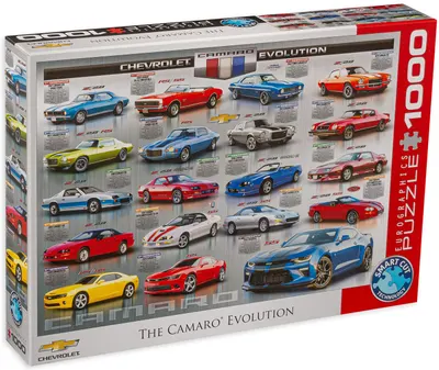 Puzzle Eurographics din 1000 de piese - Evolutia Chevrolet Camaro