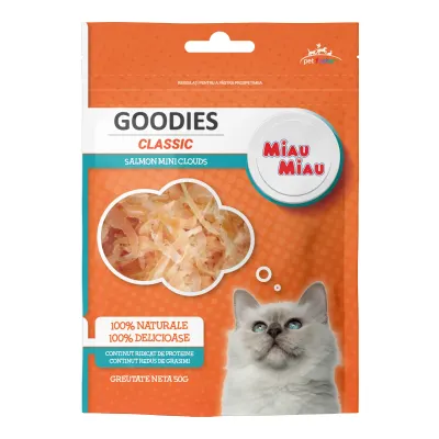 Recompense Pisici MIAU MIAU GOODIES Classic Salmon Mini Cloud 50g 50g
