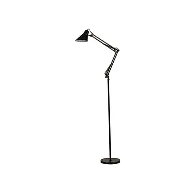 Lampa de podea Sally, 1 bec, dulie E27, D:950 mm, H:min 1150 / max 1850 mm, Negru