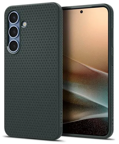 Husa Spigen - Liquid Air, Galaxy S25, verde