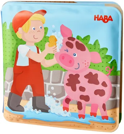 Haba Jucărie de baie - Carte magică, fermă