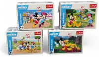 Mini-puzzle Trefl din 54 piese- Aventurile nebunești ale lui Mickey Mouse, sortiment
