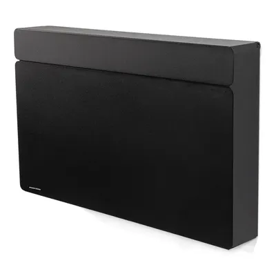 Pantofar negru cu deschidere înclinată/suspendat din metal 78x48x13 cm Luigi – Spinder Design