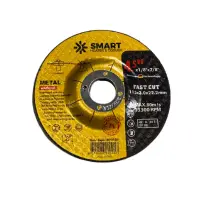Disc Taiere Inox si Metal T42, 115mm x 3.0mm x 22.23mm &ndash; disc cu centru deprimat