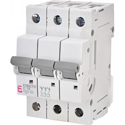 ETIMAT P10 Intrerupatoare automate miniatura 10kA ETIMAT P10 3p C16