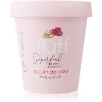 Fluff Raspberries & Almonds iaurt de corp Rice Protein & Coconut Oil 180 ml