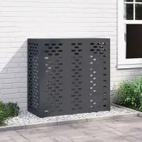 vidaXL Husă pentru aer condiționat Antracit 110 x 50 x 105 cm