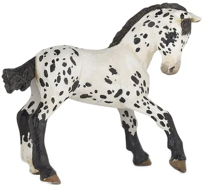 Figurina Papo Horses, foals and ponies – Cal, rasa Apaluza, negru