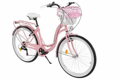 Bicicleta copii Davi Aria, 7 viteze, 24″, 130-165 cm, Roz/Negru
