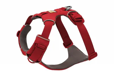 Ham ajustabil Front Range Ruffwear, Red Canyon, cu doua puncte de prindere, S (56-69 cm)