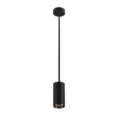 Lampa suspendata, lustra NUMINOS M Pendant, black Indoor LED pendant light black/black 4000K 24°