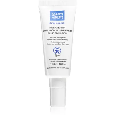 MartiDerm Skin Repair Rosarepair Fluid Emulsion SPF 30 fluid hidratant împotriva roșeții tenului SPF 30 40 ml
