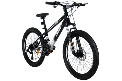 Bicicleta mtb 9-12 ani 24 inch solidă cadru 11" amortizare Davi Terrano Pro
