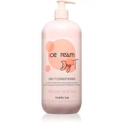 Inebrya Ice Cream Dry-T Conditioner balsam revitalizant pentru păr uscat și deteriorat 1000 ml