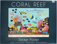Poster cu autocolante Rex London - Recif de corali, 50 x 70 cm