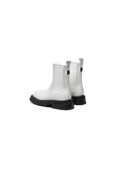 Ghete dama 304486869 - Piele naturala - Alb - Alb
