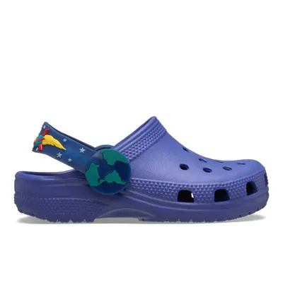 Saboti Crocs Classic Toddler Imagination Lights Back Strap Clog Albastru - Sapphire