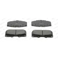 Set placute frana, frana disc FERODO FDB1433