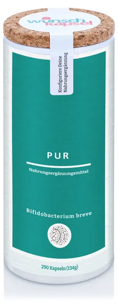 Bifidobacterium breve Probiotic, 1,5 miliarde CFU, 290 capsule, Wunschkapsel