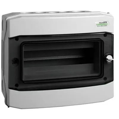Cofret de distributie din plastic, Noark 113263 PHS 18T, montare aparenta, IP65, 1 rand, 18 module