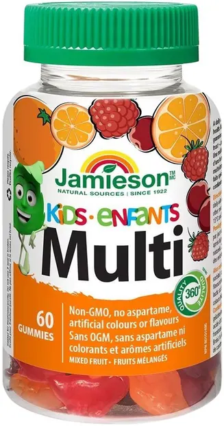 Multivitamine jeleu pentru copii, 60 de drajeuri, Jamieson