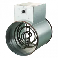 VENTS Baterie de incalzire electrica diam 125mm, 2,4kw, 230V,cu termostat si senzor de temperatura