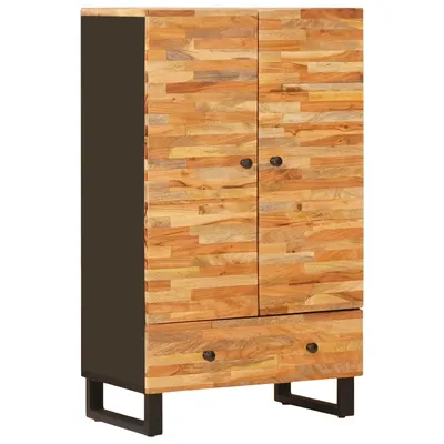 vidaXL Buffet de depozitare Maro 60 x 33 x 100 cm Lemn de mango solid