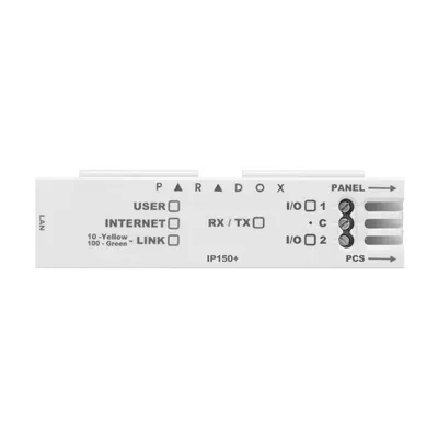 Comunicator IP Paradox IP150+, 2 intrari/iesiri, firmware upgrade fail-safe