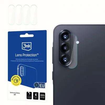 Folie de protectie Camera Spate 3MK Protection pentru Samsung Galaxy A17 4G / A17 5G, Sticla Flexibila, Set 4 bucati, Transparenta