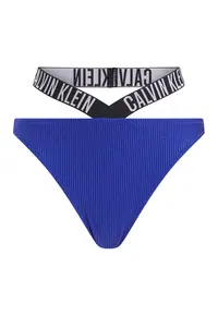 Slip cu striatii si banda logo - Alb/Negru/Albastru royal