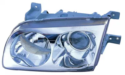 Far fata Stanga (H1 H7, electric, fara motoras, culoare insert: cromat, culoare semnalizator: transparent) potrivit HYUNDAI TRAJET