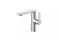 Baterie lavoar Roca Targa A5A405FSM0, M, 165 mm, pornire rece, mat, Otel satinat