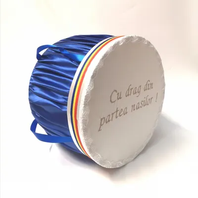 Cutie pentru botez cu broderie a, œCu drag din partea nasilora, 5