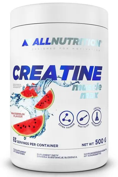 Creatine Muscle Max, pepene verde, 500 g, AllNutrition