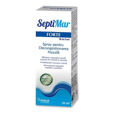 Septimar Forte Apa de Mare Hipertona 30ml (3ani+)