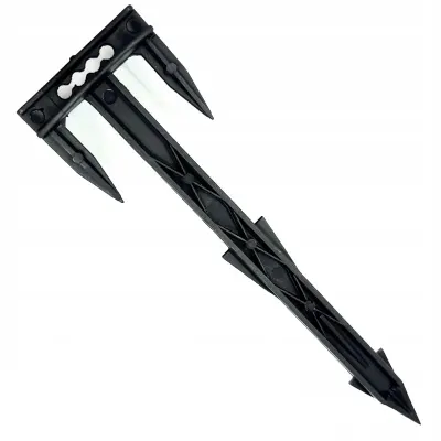 Cui fixare folie antiburuieni straturi, model ancora, lungime 17 cm, latime 5 cm, plastic
