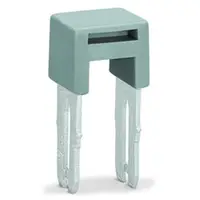 Alternate jumper; insulated; IN = IN terminal block; gray