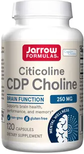 Citicoline CDP Choline, 250 mg, 120 capsule, Jarrow Formulas