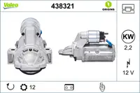 Electromotor (12v, 2,2kw) Potrivit Ford Tourneo Custom V362, Transit, Transit Custom V362, Transit Tourneo, Transit V363 2.2d-2.4d 04.06-