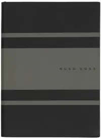 Caiet Hugo Boss Gear Matrix - A5, cu linii, verde închis