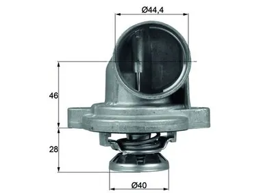 Termostat lichid racire (80 C) potrivit MERCEDES V (638 2), VITO (W638) 2.3D 02.96-07.03