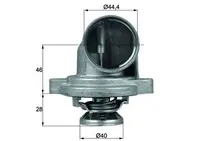 Termostat lichid racire (80 C) potrivit MERCEDES V (638 2), VITO (W638) 2.3D 02.96-07.03