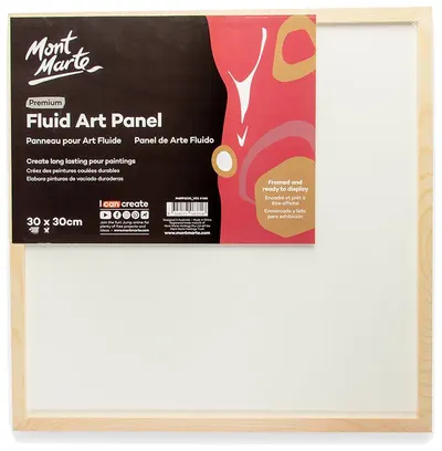 Panou artistic pentru artă fluidă Mont Marte - 30 x 30 cm