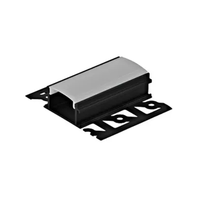 LED-Stripe Tiles Profile, satin Abd. black, 1000mm