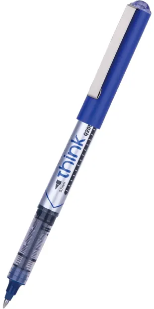 Roller Deli Think - EQ20530, bullet 0.7 mm, albastru