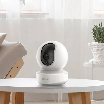 Camera de supraveghere Ezviz TY1 4MP Wi-Fi cu Pan/Tilt 360 grade, IR10m,Detectarea miscarilor,Night Vision,Two-Way Audio,Mod Pri