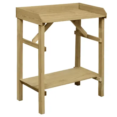 vidaXL Masă jardinieră de grădină 75x40x90 cm lemn de pin tratat