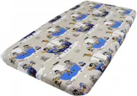 Cearceaf din bumbac cu elastic 120x60 cm Pirati