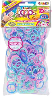 Set creativ Craze Loops - 600 buc de elastice, sortiment