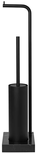 Suport hârtie igienică cu perie Blomus - Modo, negru